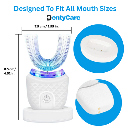 DentyCare Ultrasonic 360° U-Shaped Toothbrush – Quick Clean & Whitening