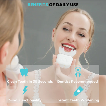 DentyCare Ultrasonic 360° U-Shaped Toothbrush – Quick Clean & Whitening